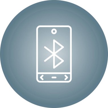 bluetooth web simge vektör çizim