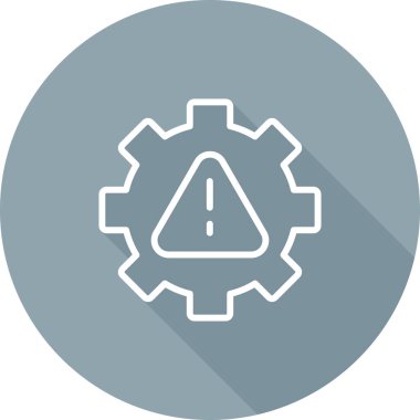 Risk Yönetimi simgesi, vektör illüstrasyonu 