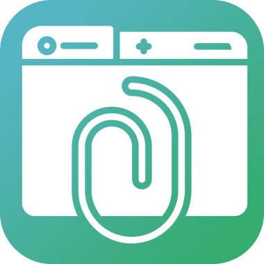 Eklenti simgesi web basit illüstrasyon