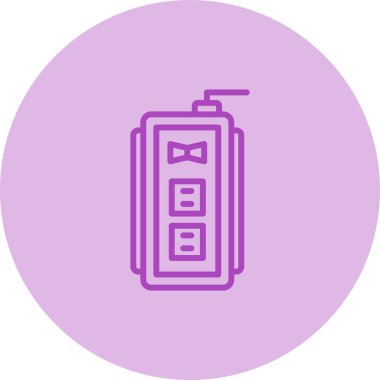 soket simgesi web basit illüstrasyon