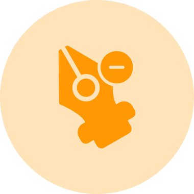 Kalem aracı imleci. Vektör bilgisayar grafikleri. Tasarımcı veya çizer için yol simgesi