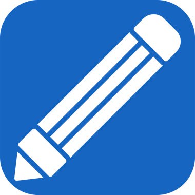 Kalem. Web simgesi basit illüstrasyon 