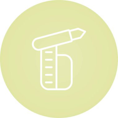 Acil durum kaçış aracı simgesi. Acil durum için camı kır. 