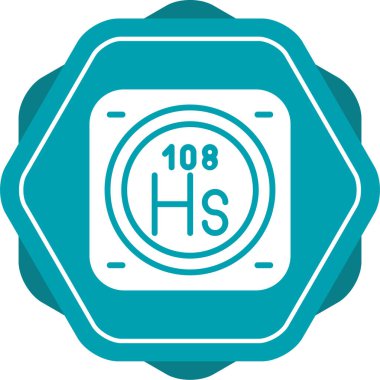 Metal kimyasal elementin web illüstrasyonu