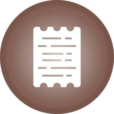 kağıt simgesi, vektör illüstrasyonu basit tasarım