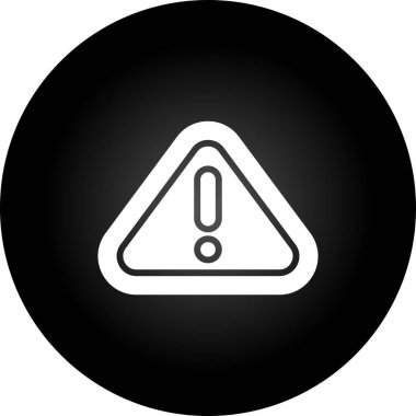 Uyarı, uyarı simgesi vektör illüstrasyonu 