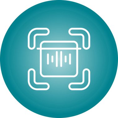 Konuşma Tanıma simgesi vektör illüstrasyonu