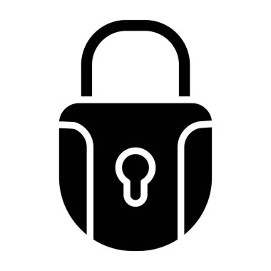 kilit simgesi, vektör illüstrasyonu  