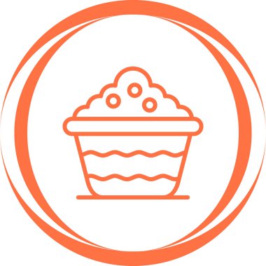 Kase simgesi, vektör illüstrasyonu basit tasarım