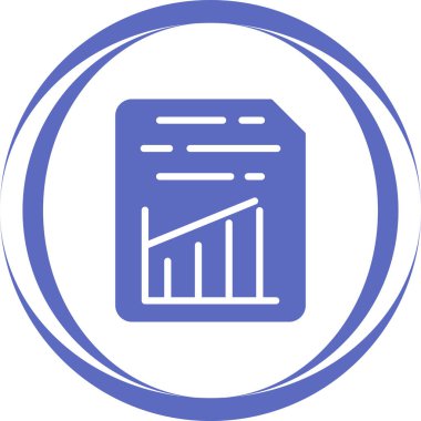 Belge Ekle Graph Web simgesi vektör illüstrasyonu