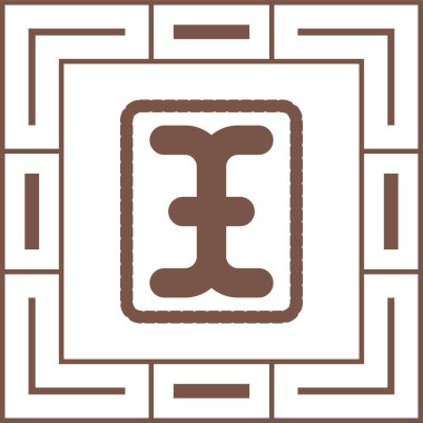 Tip simgesinin basit web illüstrasyonu