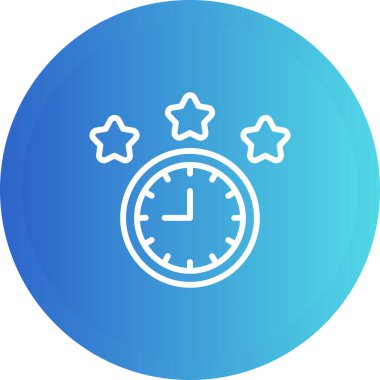 Zaman Çizgisi Web simgesi vektör çizimi