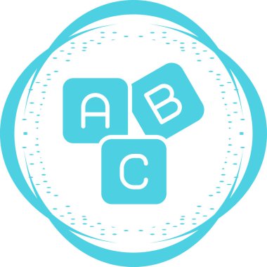 Eğitim Oyunu modern simgesinin vektör illüstrasyonu