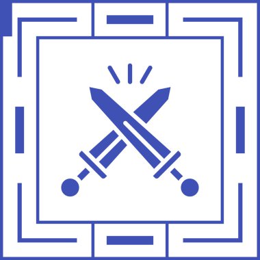 Eylem Oyunu simgesi, vektör illüstrasyonu basit tasarım