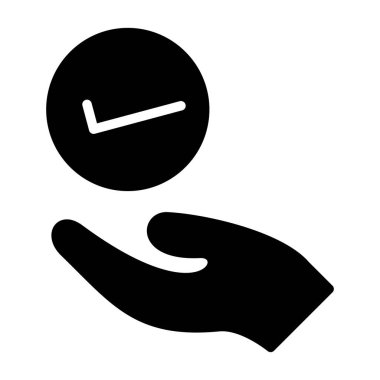 Tamamlanmış görev, işaretleme simgesi, vektör illüstrasyonunu kontrol et