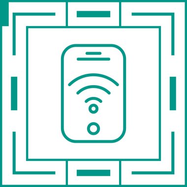 Kablosuz Bağlantı, Wi-Fi sinyal vektör simgesi