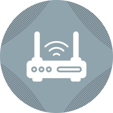 Yönlendirici. Web simgesi basit illüstrasyon 