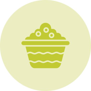 Kase simgesi, vektör illüstrasyonu basit tasarım