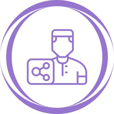 user icon, vector illustration simple design