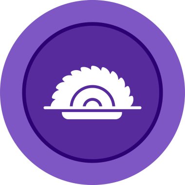 Vektör illüstrasyonu, testereli ağ simgesi