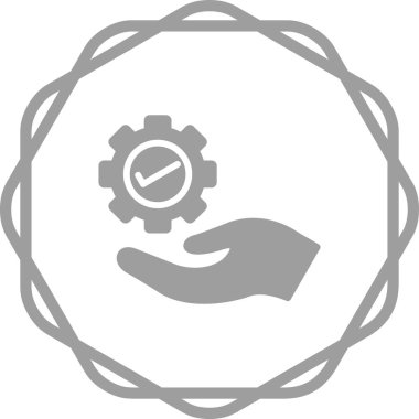  Proje Yönetimi simgesi. Vektör çizim