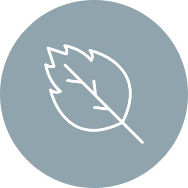 Sonbahar sezonu için özet tarzında meşe yaprağı simgesi