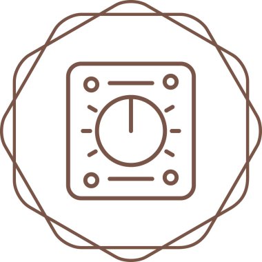 Web ve mobil uygulama tasarımınız için beyaz arkaplanda izole edilmiş loş simge vektörü. Logo logosu konsepti