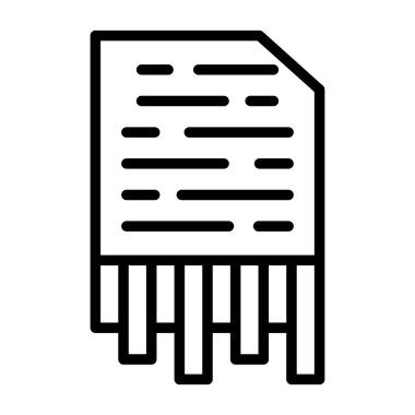 Web parçalama simgesi, basit vektör illüstrasyonu