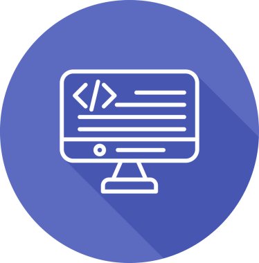 Beyaz Üzerine Programlama Dili Simgesi