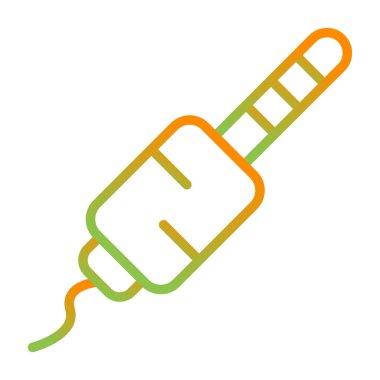 Beyaz arkaplanda izole edilmiş ses kriko simgesi, vektör illüstrasyonu 