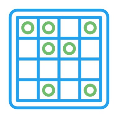 strateji oyun simgesi, web illüstrasyonu