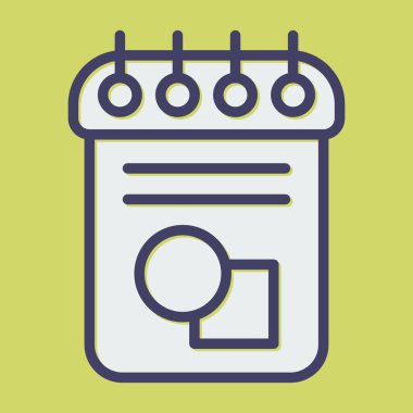 Üçgen cetvel web simgesi, basit vektör illüstrasyonu