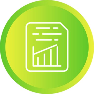 Belge Ekle Graph Web simgesi vektör illüstrasyonu