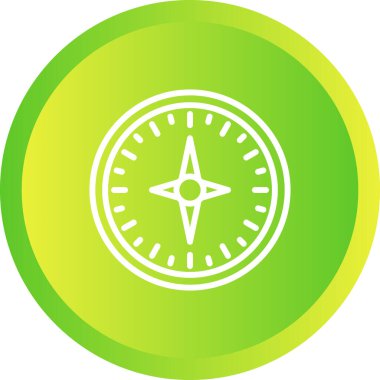 pusula simgesi web basit illüstrasyon