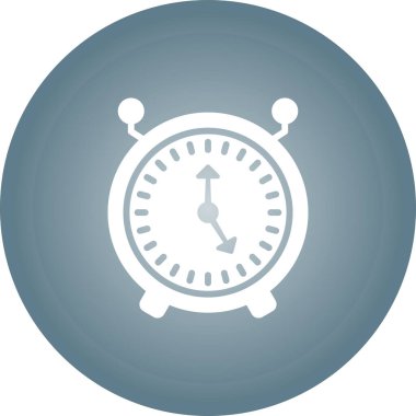 Zamanlayıcı. Web simgesi basit illüstrasyon