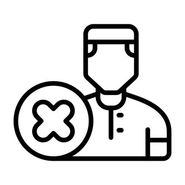 user icon, vector illustration simple design