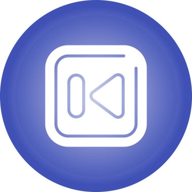 vektör ağ simgesi Önceki Parça Düğmesi 