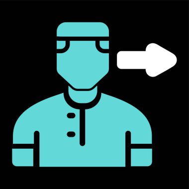 user icon, vector illustration simple design