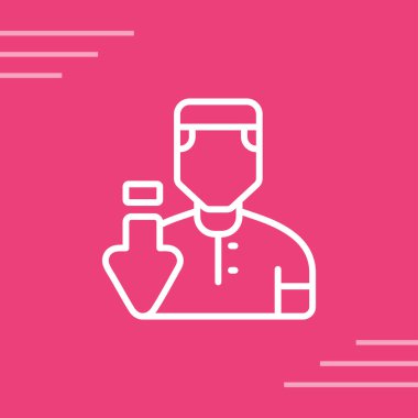 user icon, vector illustration simple design