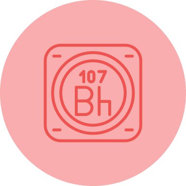 Metal kimyasal elementin web illüstrasyonu