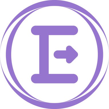 Slayt Kuralı modern simgesinin vektör illüstrasyonu