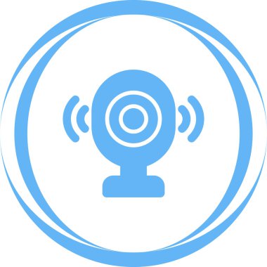 Beyaz Arkaplanda Bebek İzleyici Vektör Simgesi