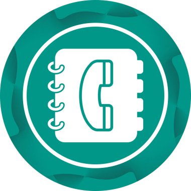 Telefon rehberi vektör illüstrasyonuName