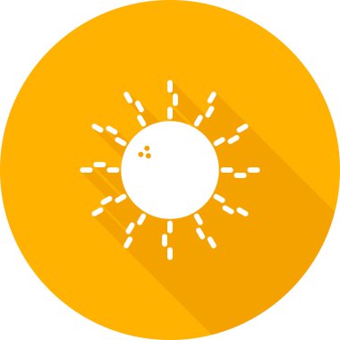 güneş web simgesi basit tasarım 