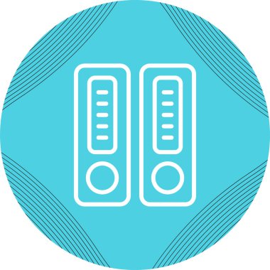 Depolama web simgesi, basit vektör illüstrasyonuName 