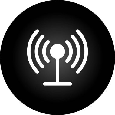 Wi-Fi bağlantı simgesi. vektör illüstrasyonu