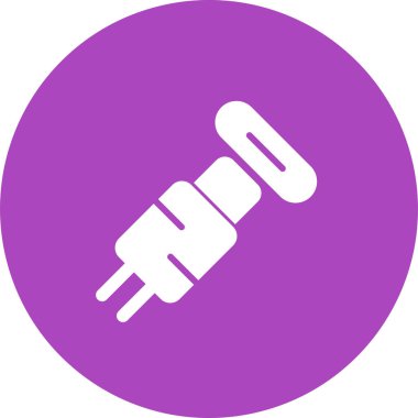 usb kablo simgesi, vektör illüstrasyonu basit tasarım