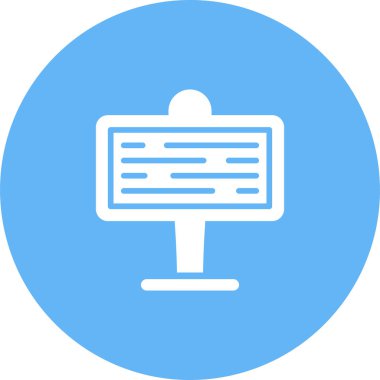 Tabela tahtası. Web simgesi vektör illüstrasyonu