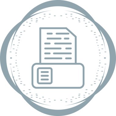 Depolama web simgesi, basit vektör illüstrasyonuName 