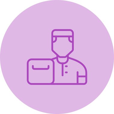 user icon, vector illustration simple design